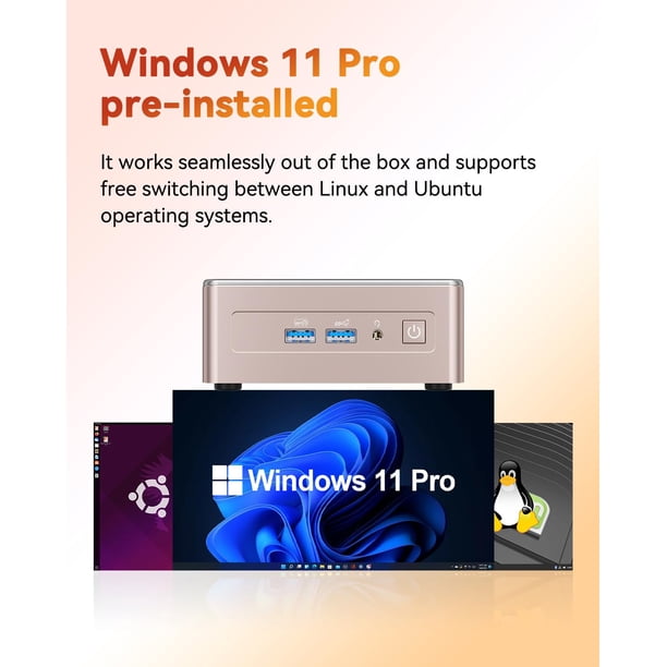 Mini PC GEEKOM A5 Ryzen 7 16 GB 512 GB SSD Windows 11 | Lider