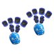 thumbnail image 3 of 2x Codo Para Ni?os Rodilleras Protector De Mu?ecas Almohadillas Equipo De Seguridad Azul 7 Piezas, 3 of 5