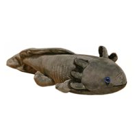 Bothyi - Almohada De Peluche Axolotl Realista, Regalos, Muñeco De Peluche Axolotl Abrazable, Gris