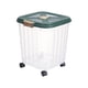 thumbnail image 2 of Contenedor De Alimentos Secos Contenedor De Alimentos Con Ruedas Para Gabinete Encimera Bocadillos Verde 15 Kg, 2 of 5
