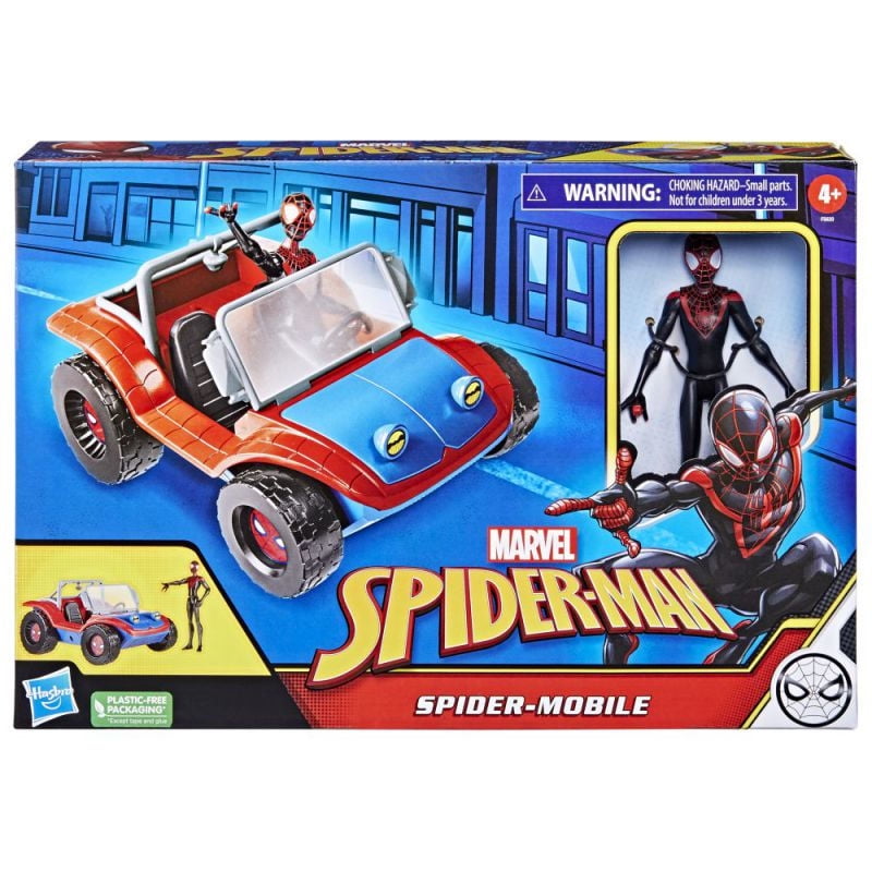 Spider-Man - Figura De Acción Spider-Mobile Miles Morales