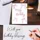 thumbnail image 3 of Tarjeta de cumpleaños tiangqiwoole Coquette Pink Bow Watercolor, 3 of 8