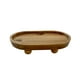 thumbnail image 1 of Pequeño soporte de Pedestal de madera elevador de madera para soporte de exhibición, bandeja decorativa multifuncional para decoración de mesa de baño Ovalado 118x198x43cm, 1 of 5