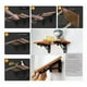 thumbnail image 5 of 2 Pcs Bisagras Escuadra Soporte Estante Repisa Plegable 40cm negro, 5 of 6