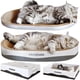 thumbnail image 1 of Set de rascadores para gatos Miwoowim, 3 unidades, extra grandes, con accesorios, 1 of 7