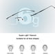 thumbnail image 4 of Gafas sin bordes para mujer y hombre, gafas de titanio con bloqueo de luz azul a la moda., 4 of 5
