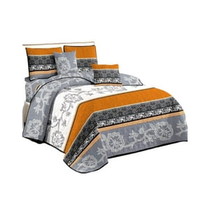 Genérico - Cubrecama Quilt Verano 2 Plazas + 2 Fundas Almohada D5