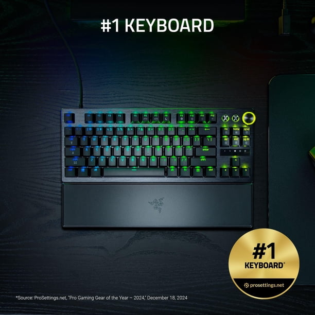 Teclado para juegos Razer Huntsman V3 Pro TKL, conmutador