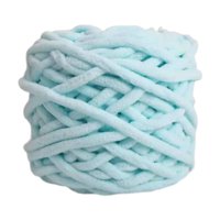 Magideal - Hilo De Chenilla Grueso, Hilo De Poliéster, Decoración Del Hogar, Suave, Lavable, Hecho A Mano, Para Hacer Sombreros, Tejer A Crochet, Camas Para Masc Azul