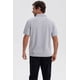 thumbnail image 3 of Polera Hombre Piqué Básica Lisa Gris Melange - ll, 3 of 4