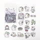 thumbnail image 1 of 40pcs Cute Cartoon Waterproof PET Stickers - Perfect for Student Handbook Decorations & DIY Projects!, 1 of 5