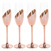 Entreparrilleros.Cl - Set De 4 Copas Champagne Encobrizadas