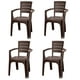 thumbnail image 1 of Set 4 Sillas Comedor/terraza/camping Roble Con Apoyabrazos, 1 of 6