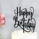 thumbnail image 2 of Decoración para tartas Ruscalin Black Mirror Acrílico Feliz Cumpleaños, 2 of 8