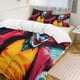 thumbnail image 2 of Juego de ropa de cama Joker, funda de cama linda, estampado 3D de dibujos animados de anime, ligero, para decoración de habitaciones, 1 funda nórdica y 2 almohadas, para niños y niñas, 86"70, 2 of 3