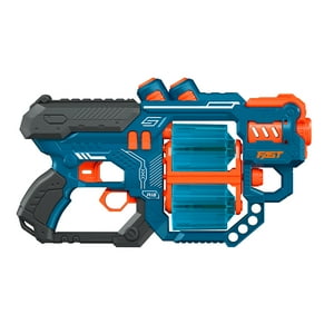 Shantou Baihui Toys Co Ltd - Juguete Pistola De 18 Dardos-Azul-Rueda Giratoria