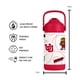 thumbnail image 4 of Botella Infantil Ncaa Utah Utes De Acero Inoxidable 355 Ml, 4 of 4