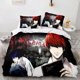 thumbnail image 1 of Death Note Bedding Set Bed Set Adult Kids Bedroom Duvet cover Sets Death Note Bed Sheets, 1 of 5