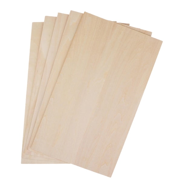 10 Uds. De Hojas De Madera Para Manualidades, Placa De Madera Sin Terminar Para Grabado De Casa De Barco, 250mm X 100mm X 1mm