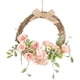 thumbnail image 3 of Guirnalda De Flores De Aro De Ratán Primavera Puerta Delantera Guirnalda Decoración Rosa, 3 of 5