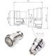 thumbnail image 3 of Adaptador RFIOTASY 4.3-10 Mini DIN hembra a L29 hembra, 3 of 7