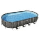 thumbnail image 5 of Piscina Bestway Ovalada Filtro+Accesorios 7.32MX3.66MX1.22M gris oscuro Tamano Unico, 5 of 12