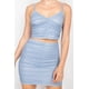 thumbnail image 3 of Conjunto de Top de Tirantes Fruncido y Minifalda, 3 of 5