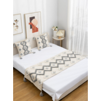 Tecnocasa - Piecera Bordada Crochet Con Funda 70X210Cm