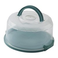 Bothyi - Porta Tartas A Prueba De Polvo Con Tapa Y Asa Para Postres, Verduras Y Cupcakes