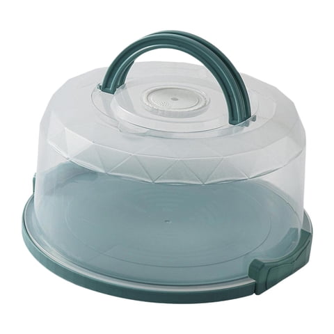 Bothyi - Porta Tartas A Prueba De Polvo Con Tapa Y Asa Para Postres, Verduras Y Cupcakes