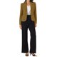 thumbnail image 2 of INSPIRE CHIC Blazer de trabajo para mujer con solapa, chaqueta de manga larga, mostaza XS, 2 of 6