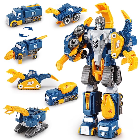 Juego de transformación de coches Toy Fuzzy Pixie Construction con 5 piezas