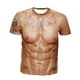 thumbnail image 1 of Moda 3D Músculo Impreso Hombres Manga Corta Cuerpo Impresión Con Tatuaje Camiseta 2XL, 1 of 3