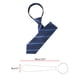 thumbnail image 2 of Corbata de Hombre INSPIRE CHIC con Cremallera Ajustable para Casual Formal Azul Marino -4 18.9" × 3.2", 2 of 4