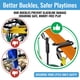 thumbnail image 2 of Carrera de obstáculos Ninja Warrior Hyponix Sporting para niños de 15 a 45 pies, 2 of 7