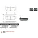 thumbnail image 2 of Pastillas Freno para auto Kia Carnival 2006-2014 Trasero, 2 of 4