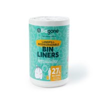Biogone - Bolsa De Basura Biodegradable 51X70 51X70 27 Litros (Cocina)
