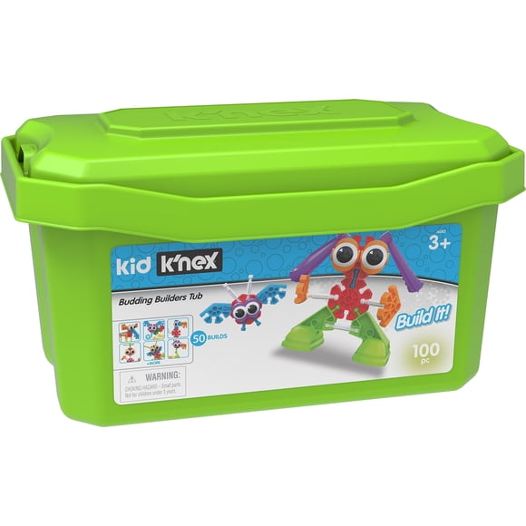 Set de construcción KID K'NEX Budding Builders 100 piezas +3 años