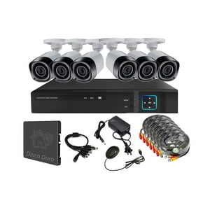 Vipa - Kit 6 Cámaras Seguridad Exterior Con Disco Duro E60Ldd