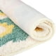 thumbnail image 5 of Alfombra de baño REGALWOVEN antideslizante, felpudo peludo para el suelo del baño, bañera y ducha Flor-1 16" x 24", 5 of 6
