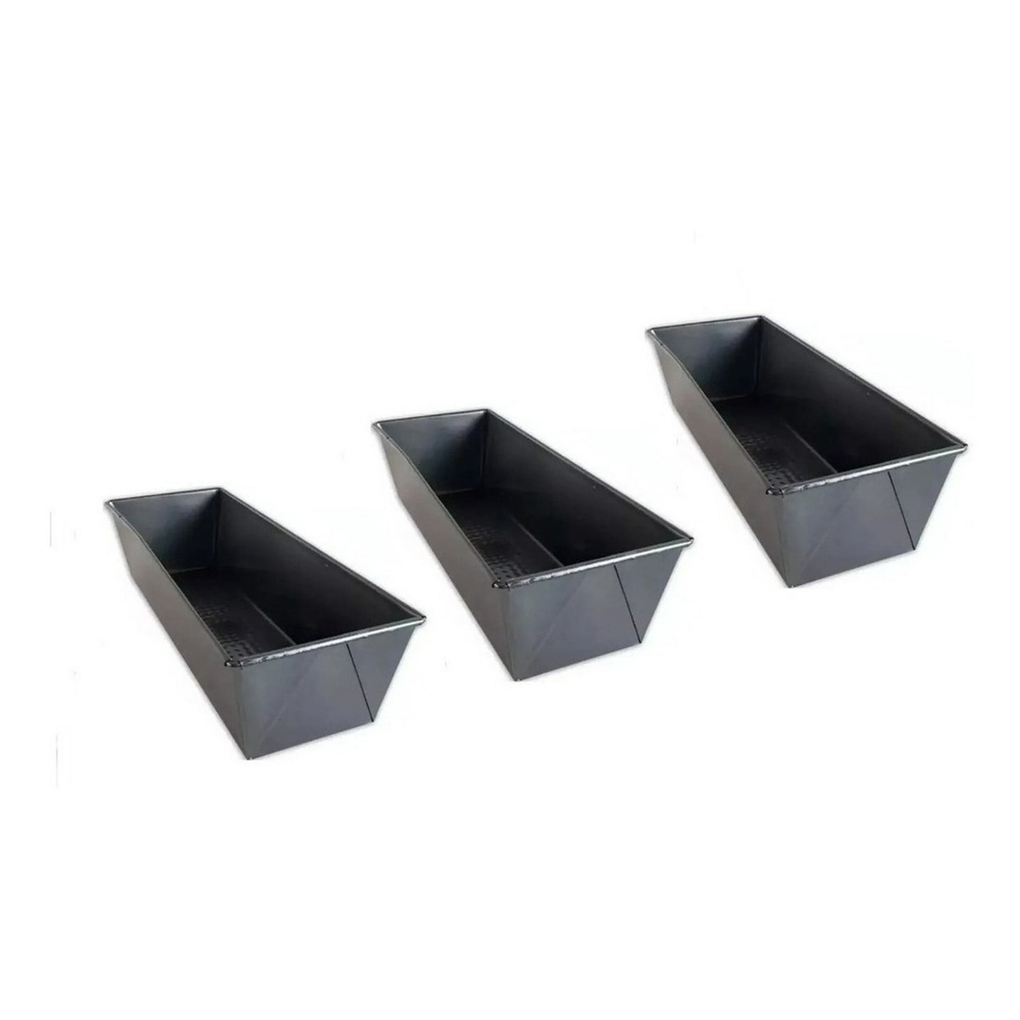 Genérico - Pack X3 Molde Pan Molde Para Pan De Molde Rectangular 35cm