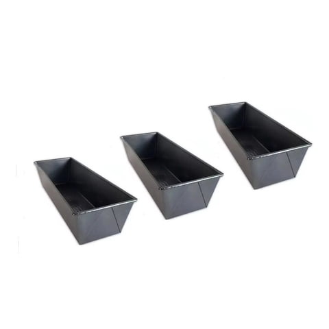 Genérico - Pack X3 Molde Pan Molde Para Pan De Molde Rectangular 35Cm