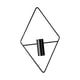 thumbnail image 5 of Jarrón Colgante De Pared De Metal Geométrico Nórdico Para Cafetería, Hogar, Oficina, Jardín, Negro, 5 of 5