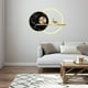 thumbnail image 3 of Aplique Pared Creativo Metal 3D LED Decorativo Paisaje Jhn, 3 of 3
