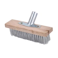 Magideal - Cepillo De Acero Rígido De 7,8 Pulgadas, Cabezal De Cepillo Para Piso, Herramienta De Limpieza, Accesorios, Reemplazo Para Entradas, Escalones, Fácil