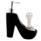thumbnail image 1 of Dispensador de jabón con diseño de zapato - negro, 1 of 2