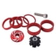 thumbnail image 4 of Espaciador De Auriculares De Bicicleta De 1 1/8 Pulgadas Con Casquillo Superior Juego De Tuercas De Estrella Para Auriculares Rojo, 4 of 5
