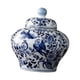 thumbnail image 5 of Tarro De Jengibre De Cerámica Con Jarrón De Tapa Chinoiserie Tradicional Para Tarro Casero, 5 of 5