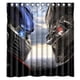thumbnail image 1 of Cortina de ducha de Anime Transformers, juego de cortina de baño con ganchos, tamaño 66 x 72 pulgadas, 1 of 3