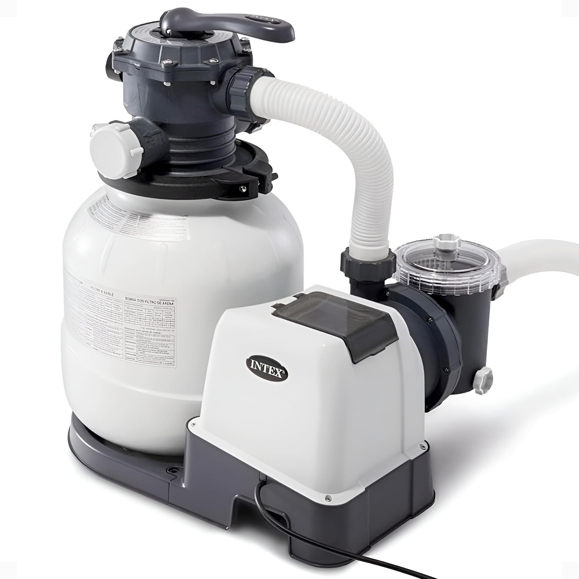 Bomba De Filtro De Arena Intex Sx2100 Para Piscinas Elevadas 2100 L/h